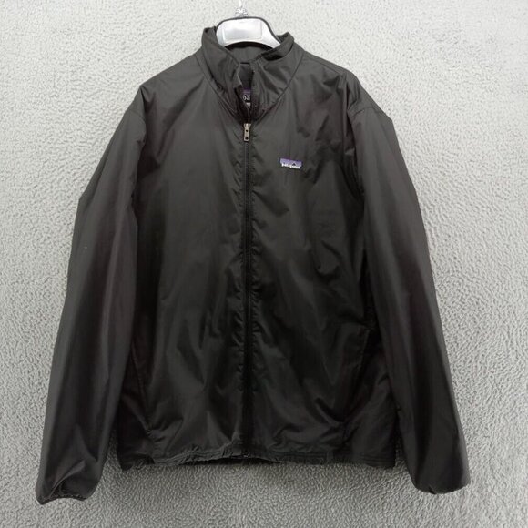 Patagonia Jacket Mens Medium Black Water Rellent Tasker‎ Windbreaker Showtime - Picture 1 of 10